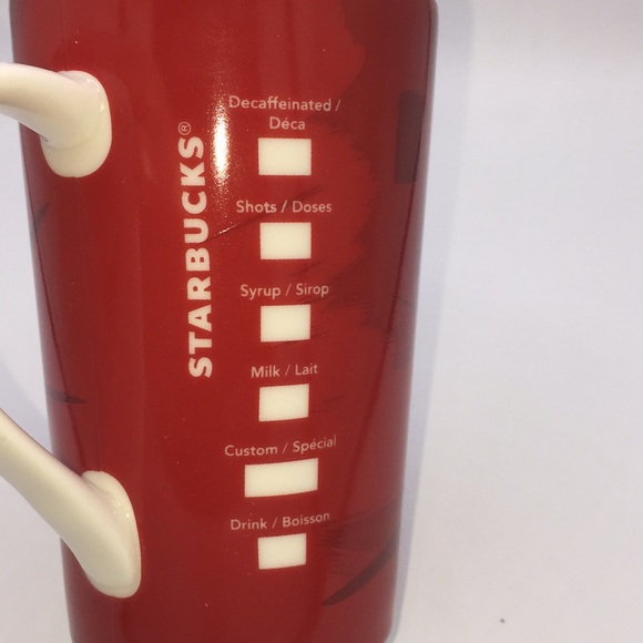 Starbucks 2014 Red Holiday Christmas Mermaid Siren Logo Coffee Tea Mug Cup - Picture 7 of 10